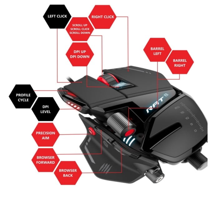 mad catz mouse mad catz r.a.t. 8+