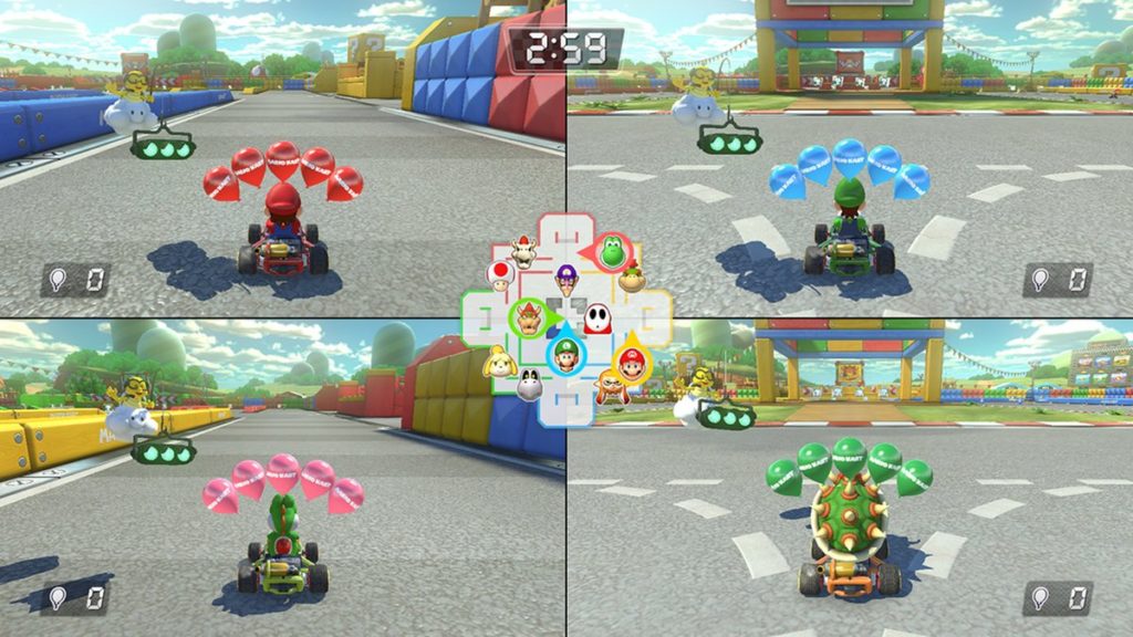 multiplayer super mario kart 8 deluxe multiplayer