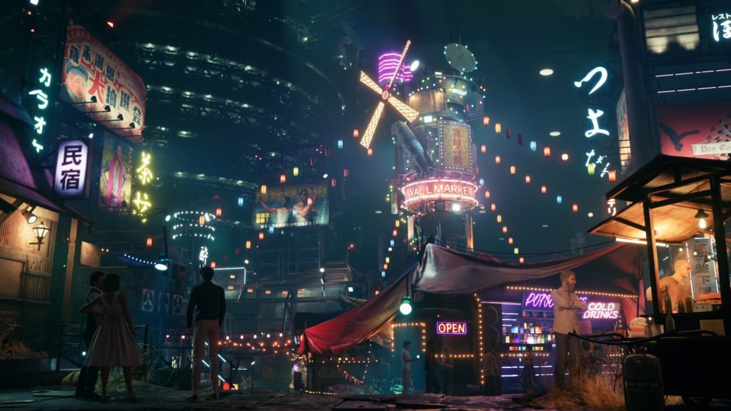 final fantasy vii remake Mercado Murado em FFVIIR