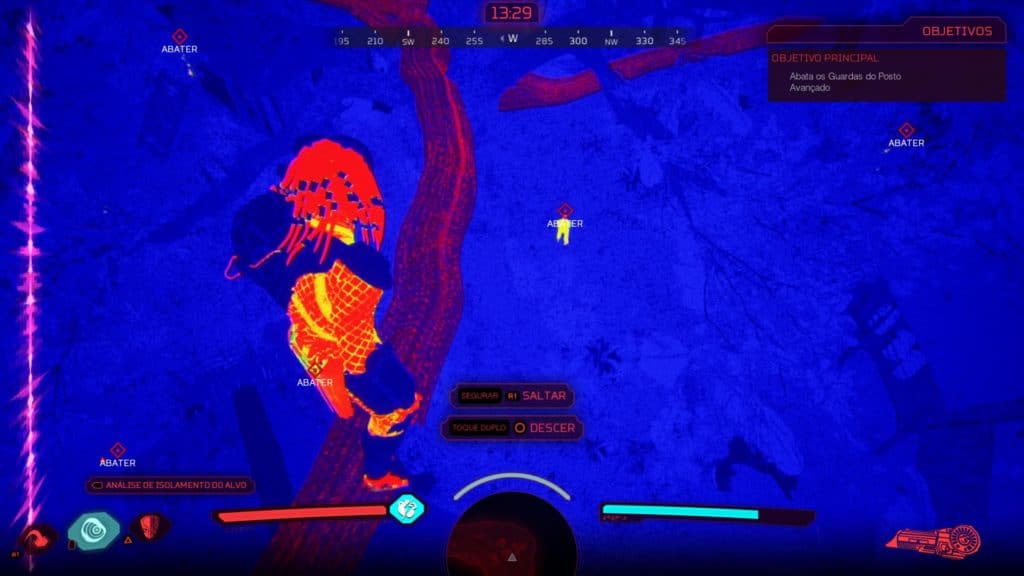 predator: hunting grounds Imagem aérea do jogo