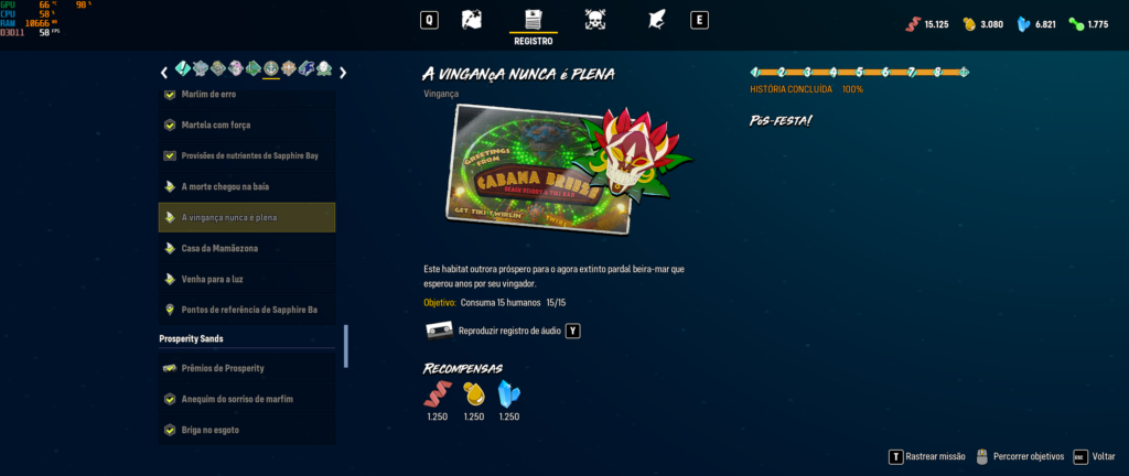 maneater 100% em Manaeter
