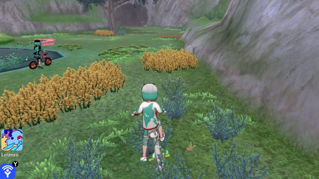 Pokémon Sword e Shield: The Isle of Armor Consegue ver o topete de um Diglett aloliano brotando à direita do personagem?