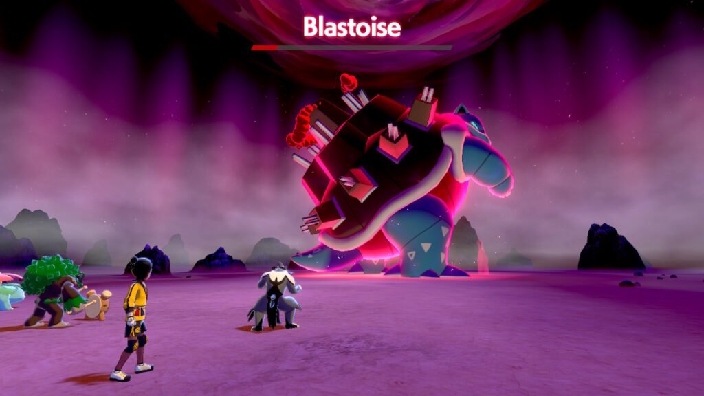 Pokémon Sword e Shield: The Isle of Armor Com a primeira expansão, Blastoise ganhou uma versão gigantamax