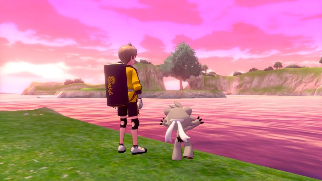 Pokémon Sword e Shield: The Isle of Armor "Olhe, Kubfu. Tudo isso que o Sol toca é nosso reino." (Imagem: Reprodução)