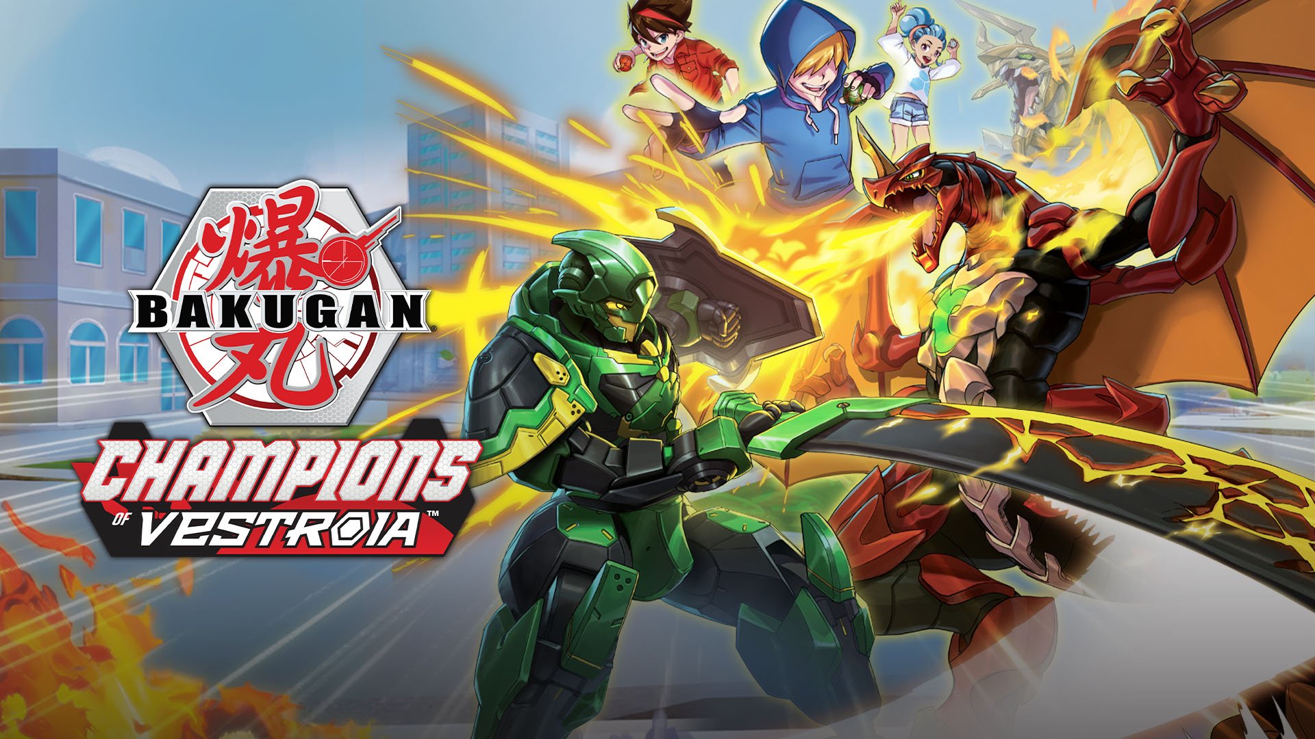 Bakugan: Champions of Vestroia será exclusivo do Switch e terá batalhas de monstros. (Imagem: Divulgação.)