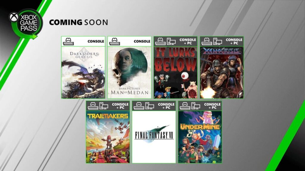 Game Pass adiciona Darksiders: Genesis e mais seis títulos em agosto Game Pass adiciona Darksiders: Genesis e mais seis títulos em agosto de 2020. (Imagem: Divulgação.)