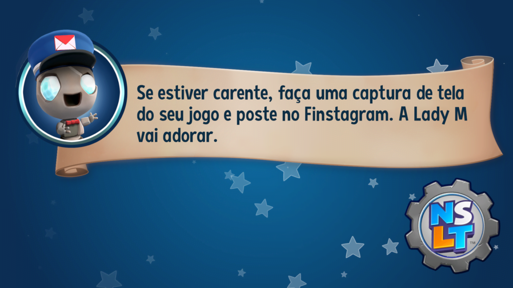 new super lucky's tale Um dos pontos negativos do jogo é o excesso de telas de carregamento. Essa Lucky não vai curtir no Finstagram. (Imagem: Reprodução)