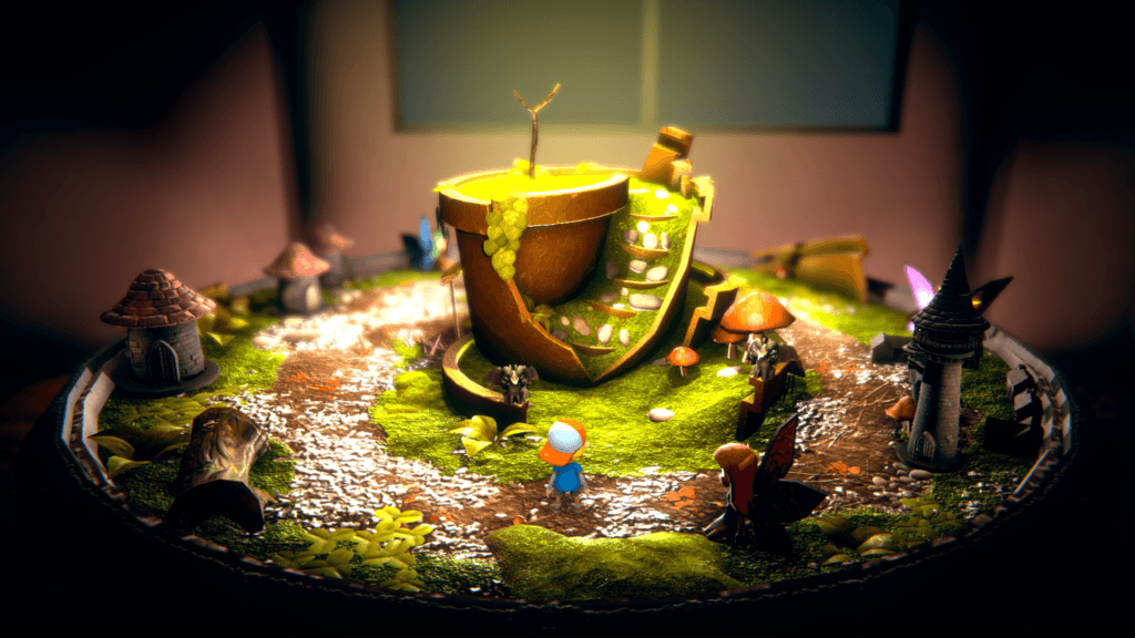 Starstruck Os visuais do jogo simulam miniaturas realistas, também conhecidas como dioramas. (Imagem: Divulgação)