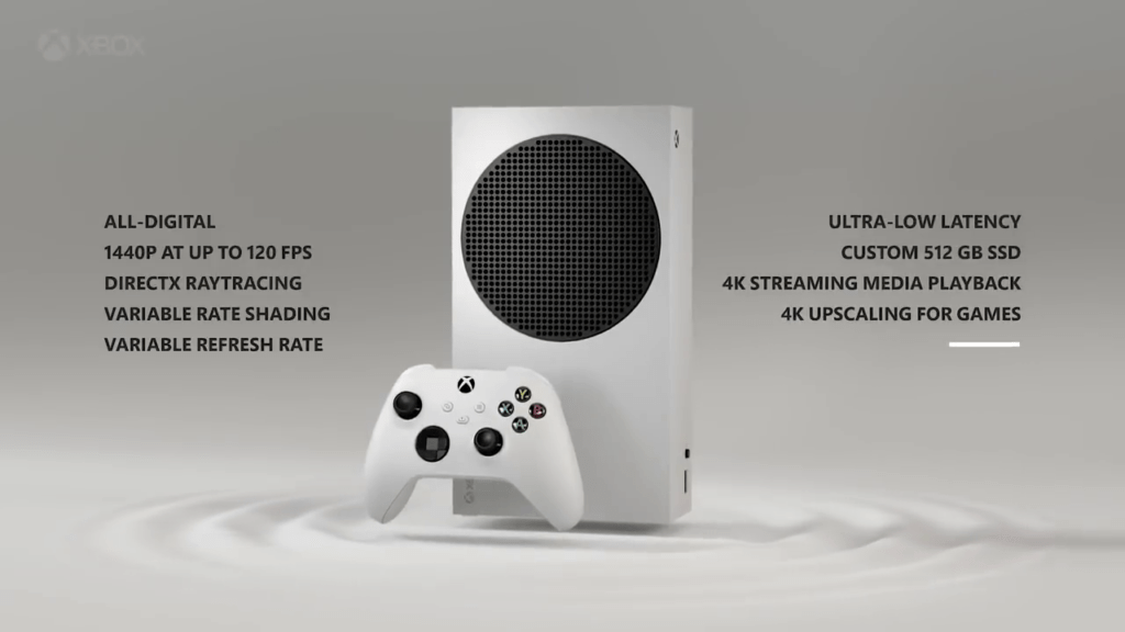 Xbox Series S Tela do trailer ainda não divulgado oficialmente com especificações do Xbox Series S. (Imagem: Reprodução)