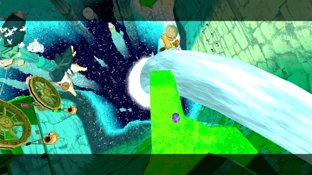 Super Mario 3D All-Stars As fases em Super Mario Sunshine são criativas e aproveitam a verticalidade. (Imagem: Reprodução)
