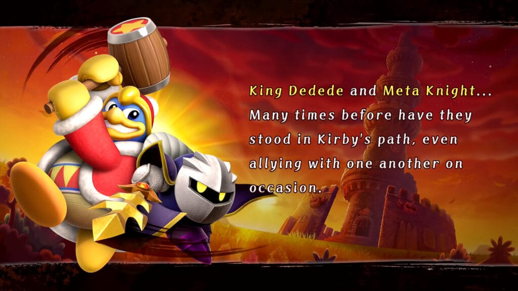 kirby fighters 2 A história de Kirby Fighters 2 é bobinha, mas o combate único em modo cooperativo deixa o jogo divertido. (Imagem: Reprodução)