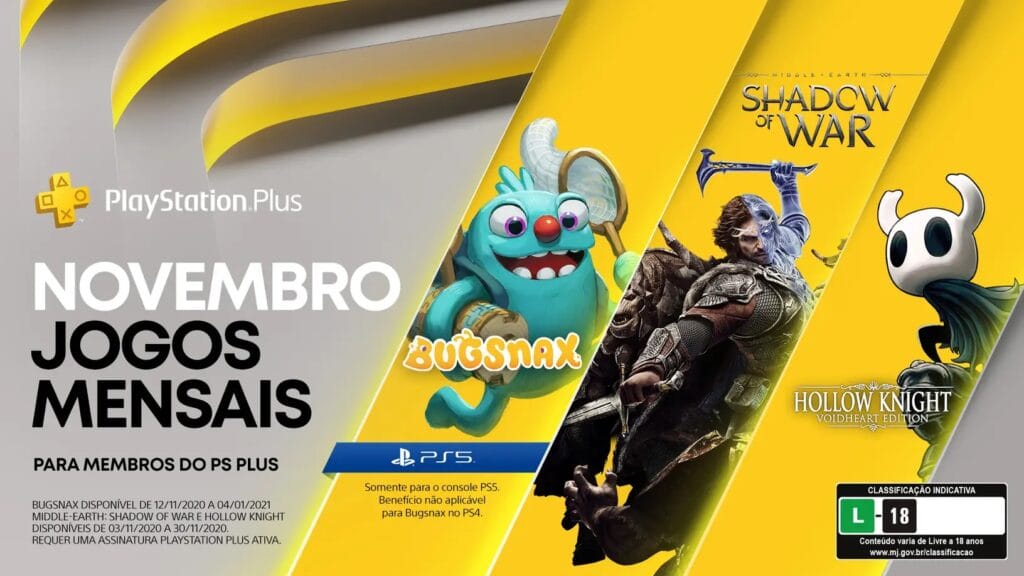 ps plus PS Plus de novembro
