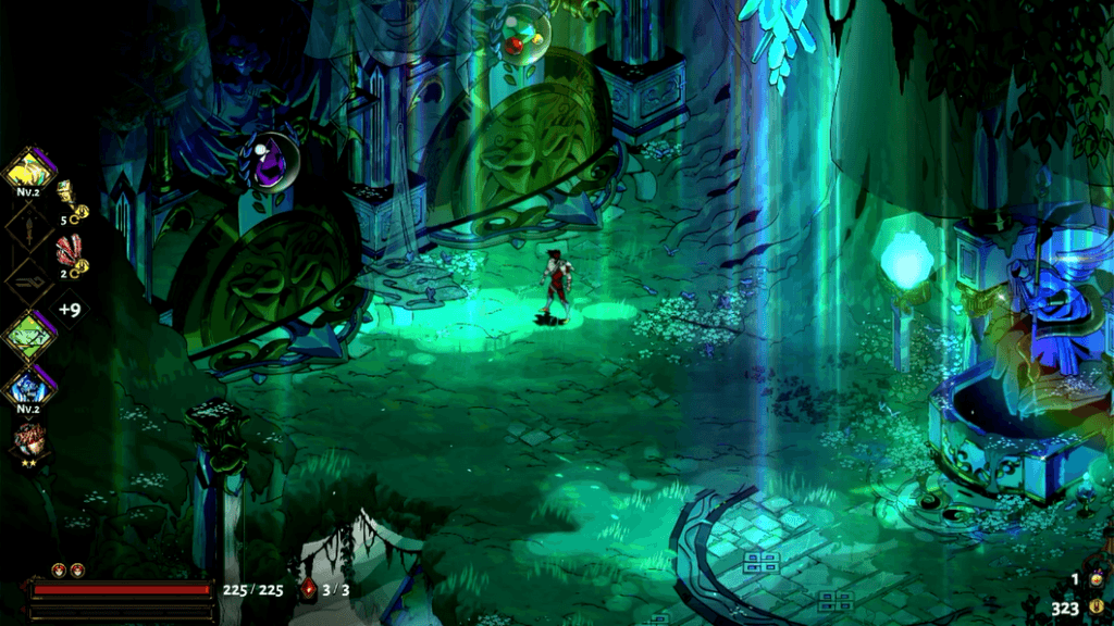 Hades A escolha da próxima sala será um dilema em várias ocasiões durante a jogatina em Hades. (Imagem: Reprodução)