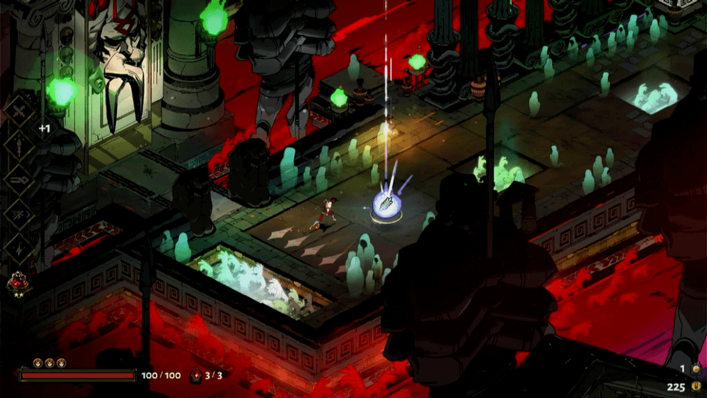 Hades O parentes olimpianos do príncipe Zagreus enviarão bênçãos com efeitos diversos para ajudá-lo em seu objetivo. (Imagem: Reprodução)
