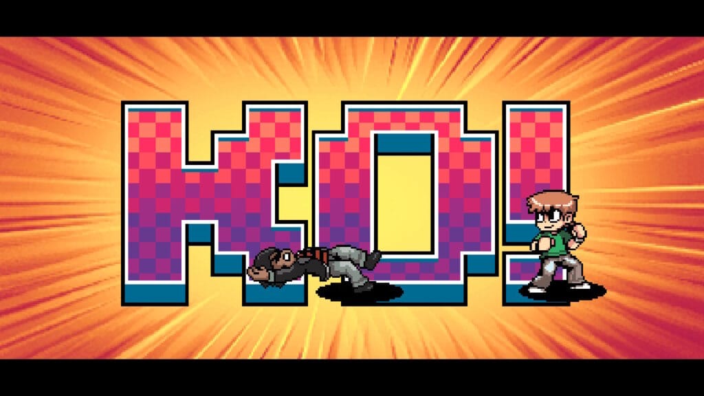 Scott pilgrim QUEEEEEEI-OHHHHH!!! Se você viu o filme, sabe como soa! (Imagem: Reprodução/Switch)