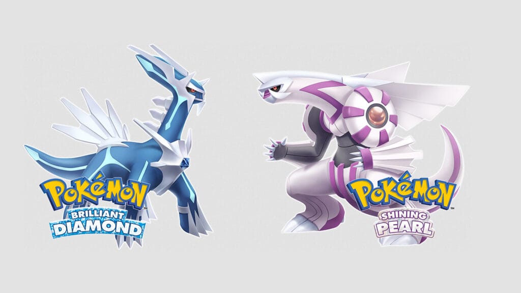 Pokémon Brilliant Diamond e Pokémon Shining Pearl Pokémon Brilliant Diamond e Pokémon Shining Pearl recontarão a jornada da quarta geração com os lendários Dialga e Palkia. (Imagem: Reprodução)