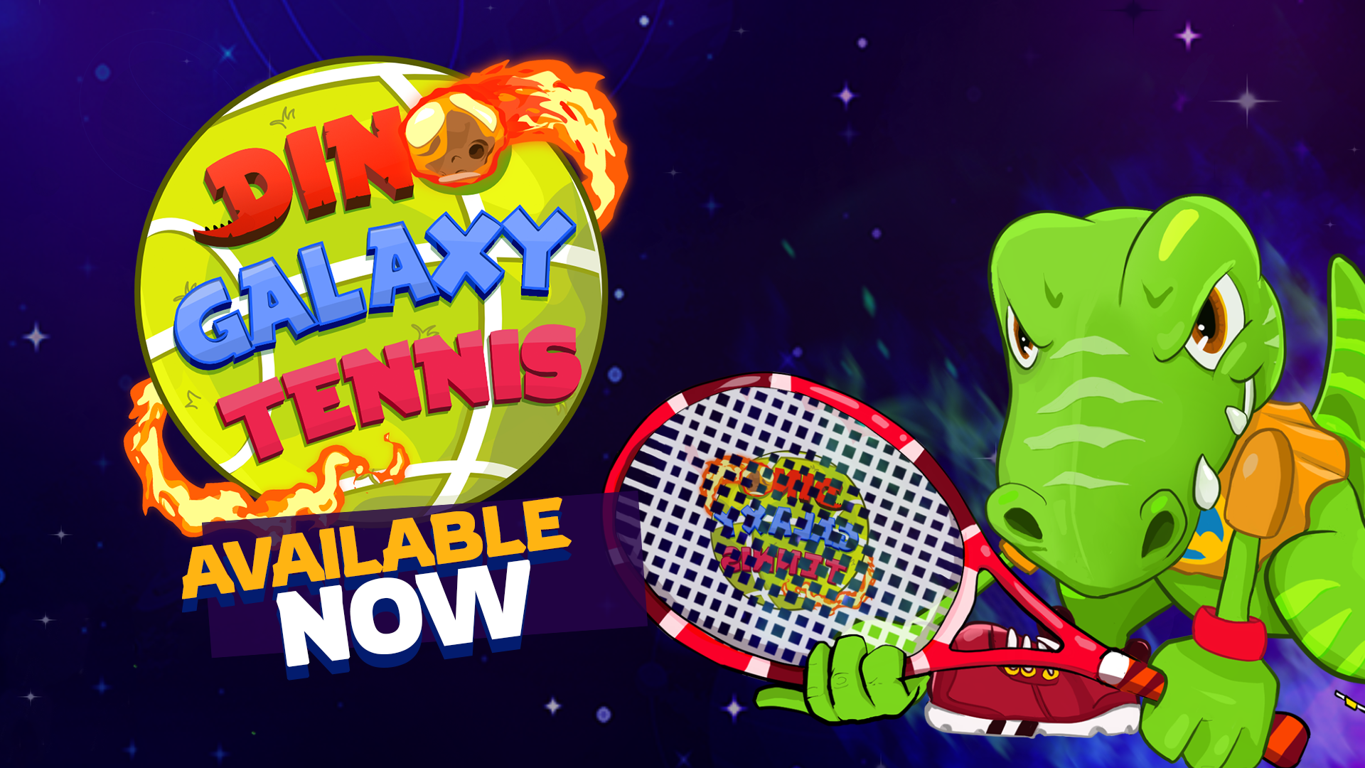 dino galaxy tennis