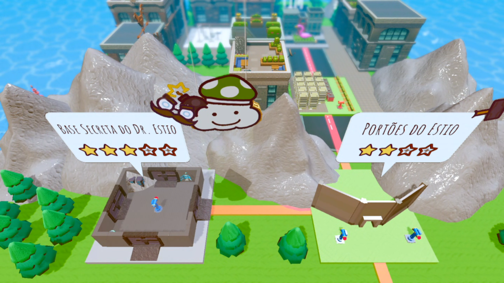 Rain on Your Parade Vista Nublado como achar bonito e veja acessórios que lembram jogos clássicos e influentes. (Imagem: Reprodução/Nintendo Switch)