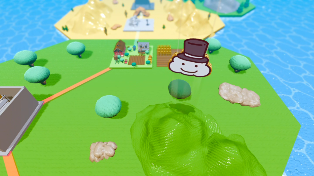 Rain on Your Parade A mistureba visual de Rain on Your Parade pode ser um pouco estranha, mas frequentemente funciona mais do que falha. (Imagem: Reprodução/Nintendo Switch)