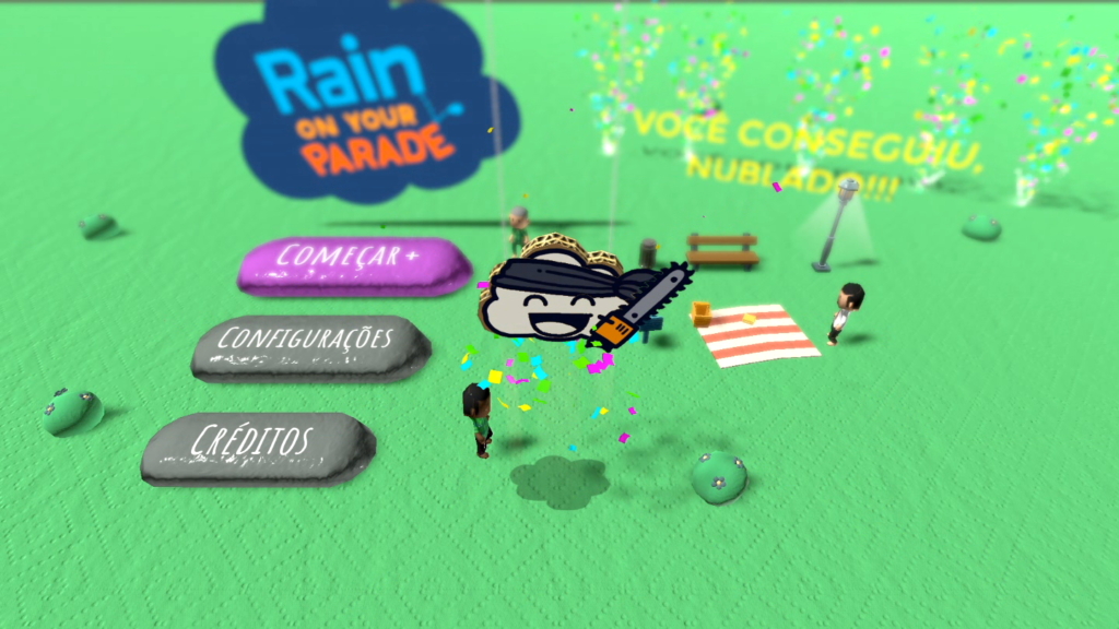 Rain on Your Parade Rain on Your Parade é uma pequena homenagem à cidade quase sempre nublada de Seattle. (Imagem: Reprodução/Nintendo Switch)