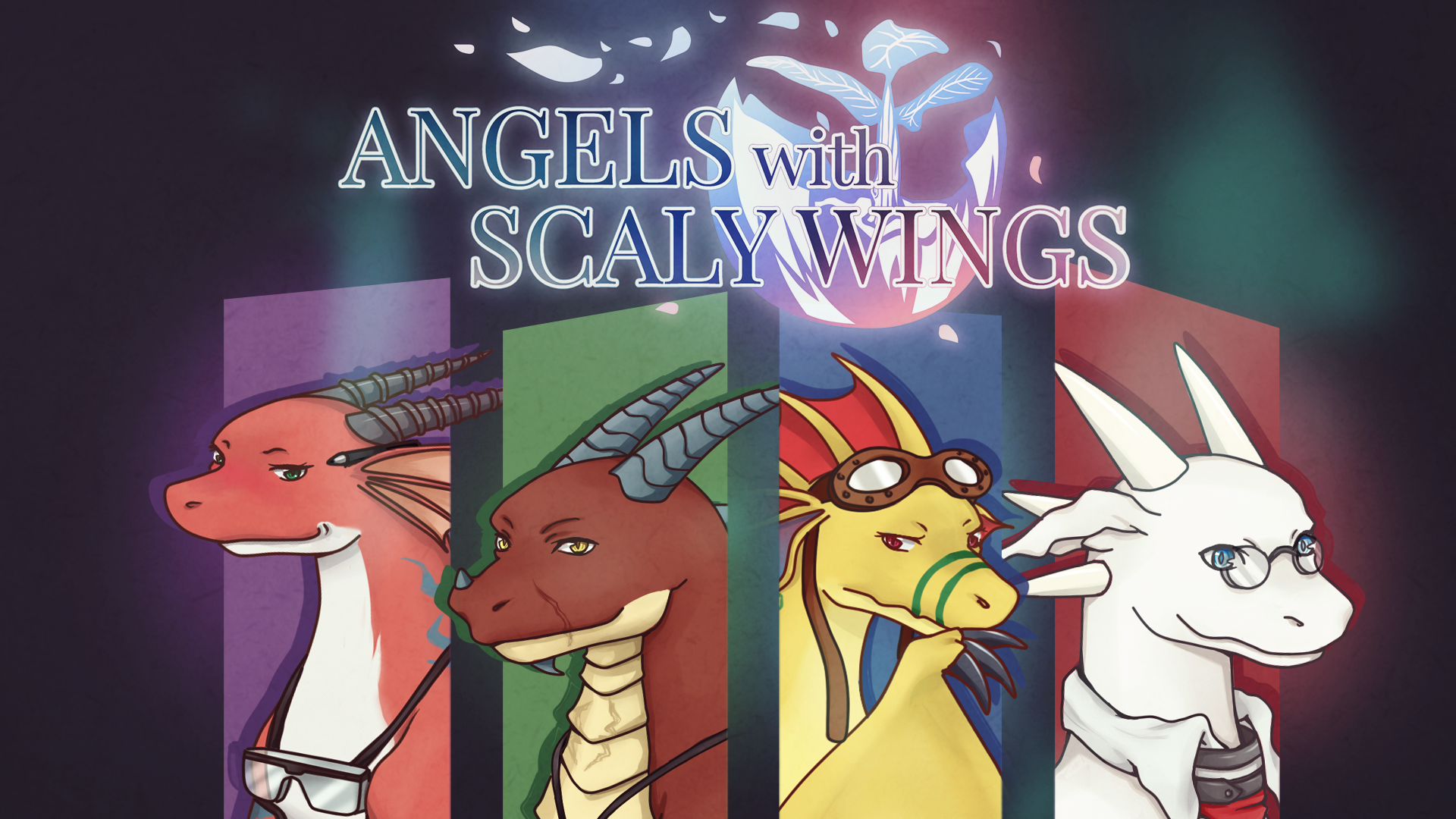 angels with scaly wings