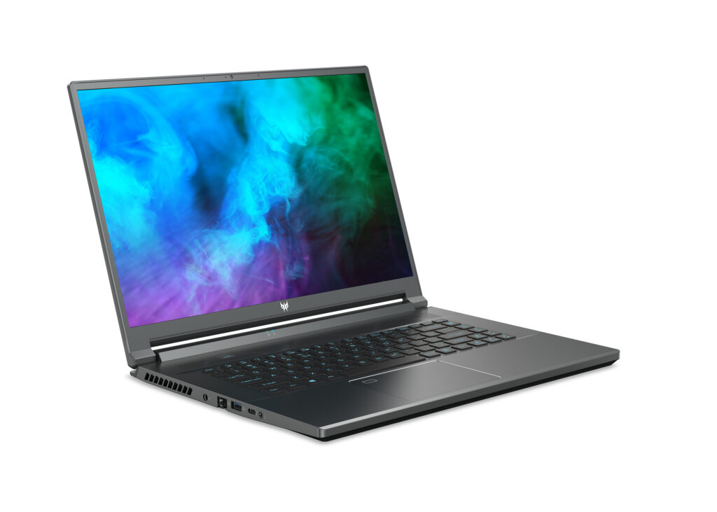 Acer Predator Triton 500 SE tem ênfase no desempenho por quilo, trazendo todo o poder possível e uma tela de até 240 Hz em um chassi fino. (Imagem: Divulgação/Acer)