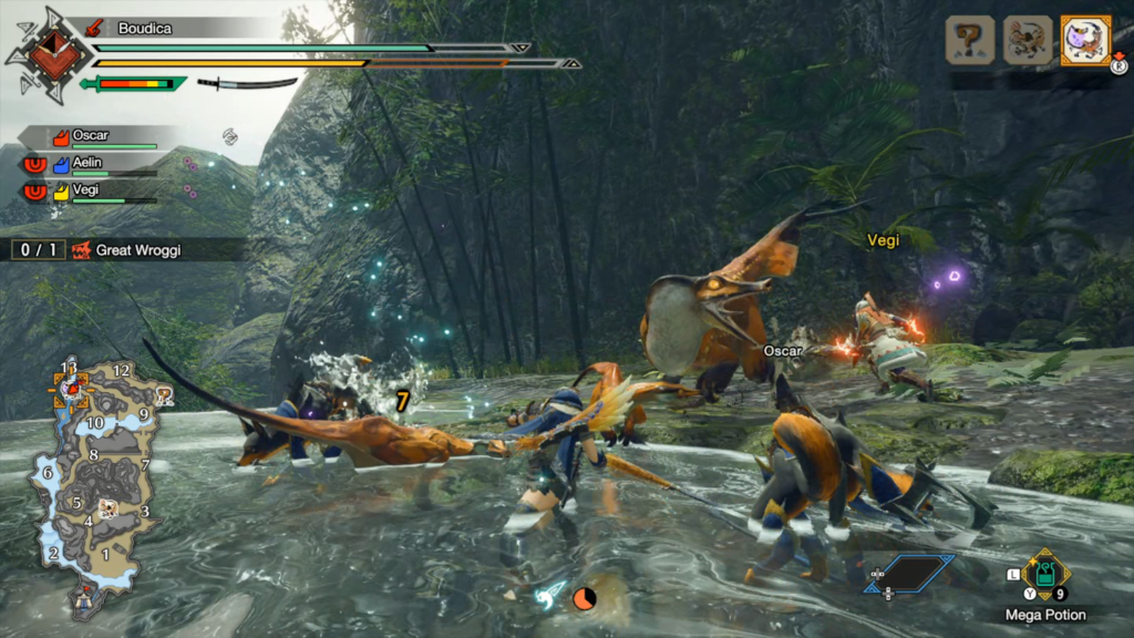 Monster Hunter Rise Jogar Monster Hunter Rise com amigos é sem igual! (Imagem: Reprodução/Nintendo Switch)