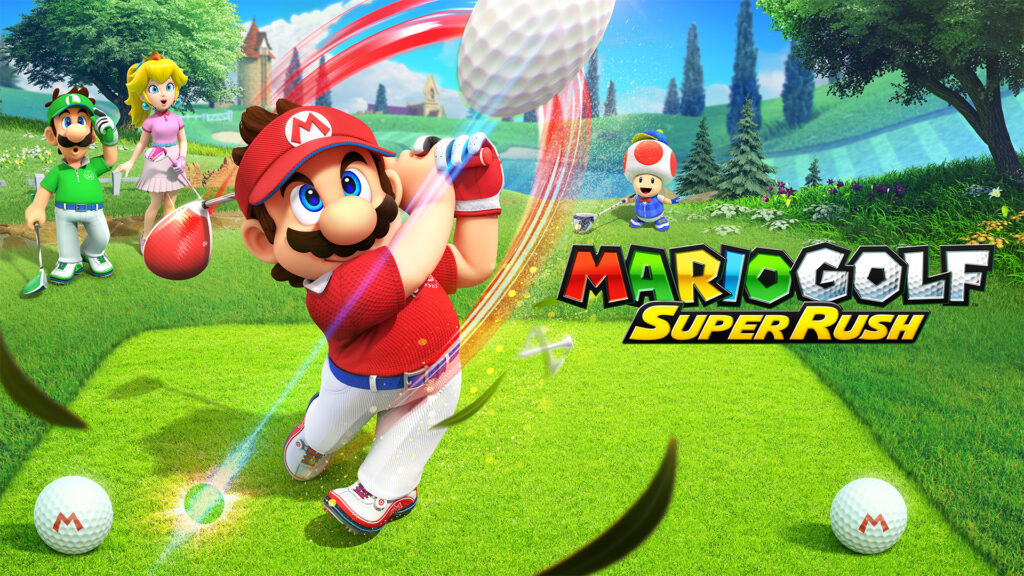 Switch MarioGolfSuperRush KeyArt Horizontal Nintendo