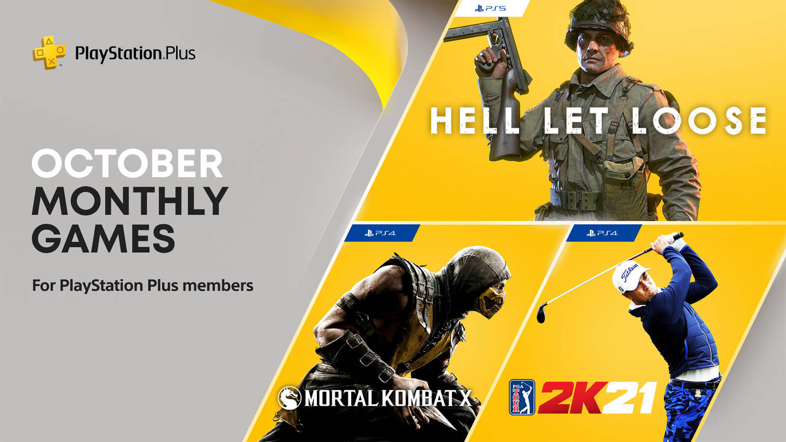 PS Plus de Outubro de 2021