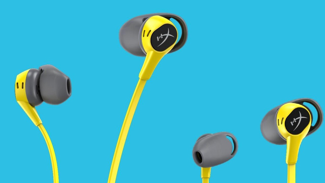 hyperx cloud earbuds yellow