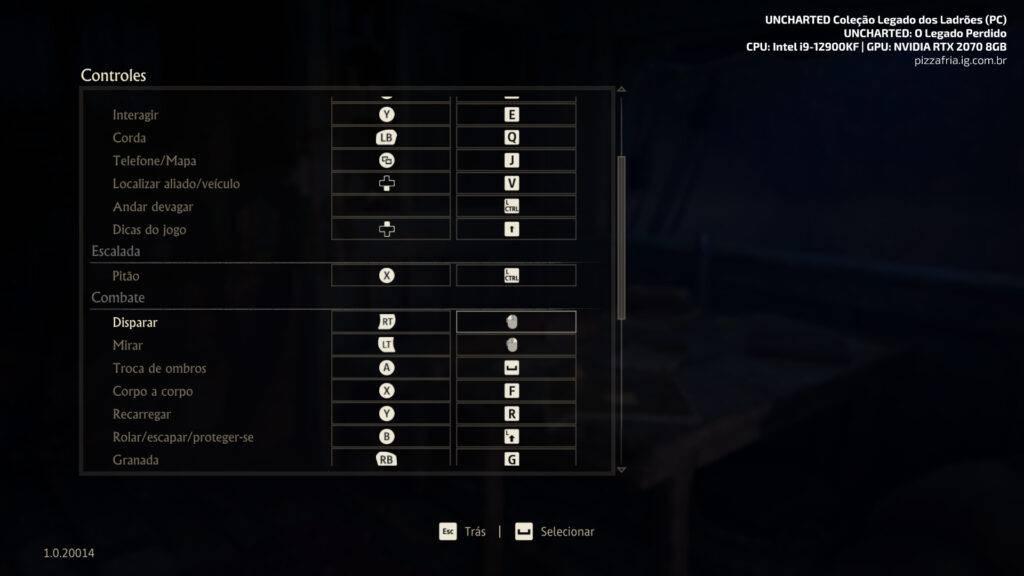 uncharted configs botoes com logo 02 uncharted