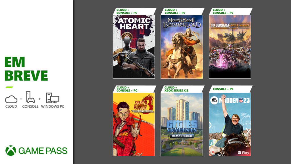 game pass Xbox Game Pass - Fevereiro 2023