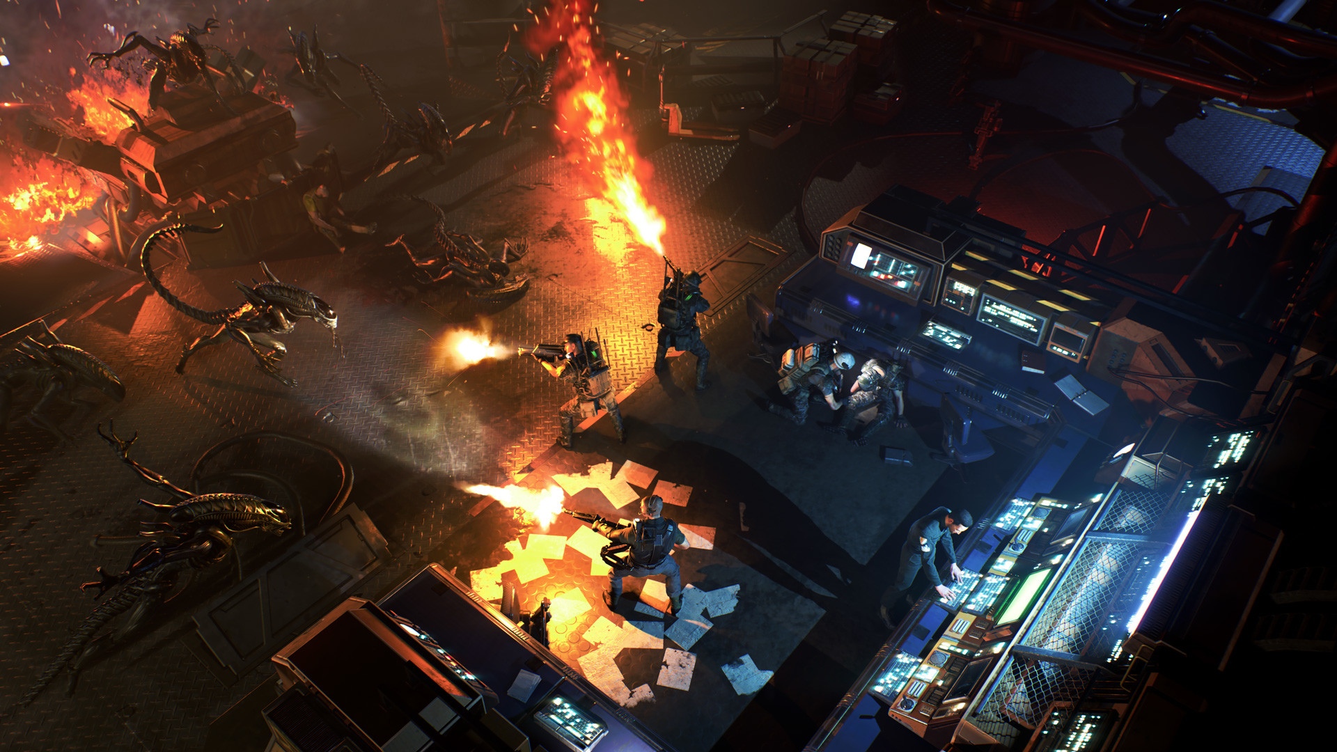 aliens dark descent dicas