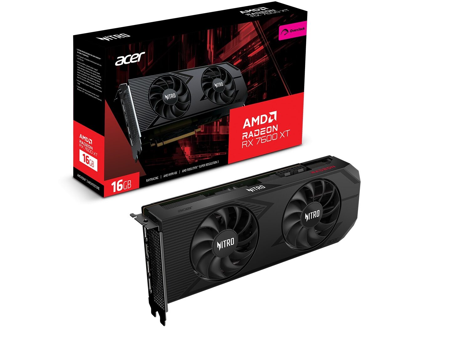 Acer Nitro AMD Radeon RX 7600 XT OC