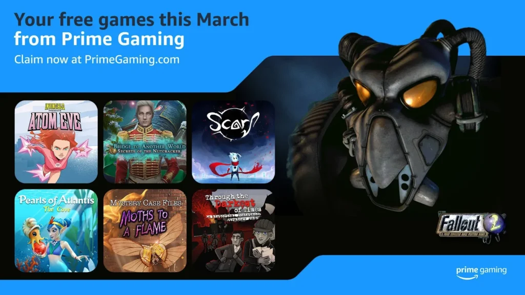 prime gaming prime gaming de março de 2023