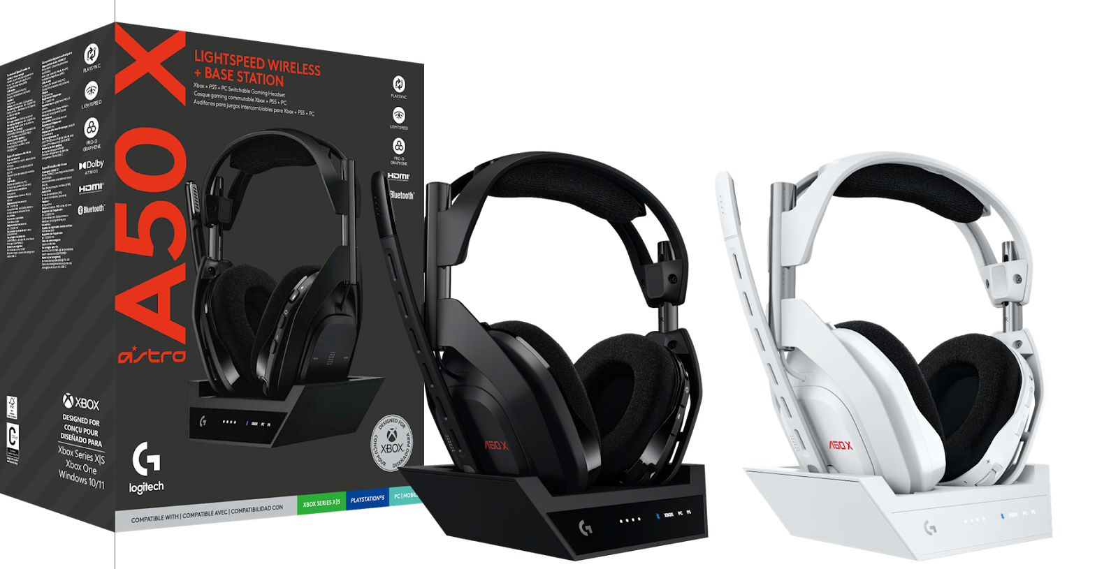 ASTRO A50 X LIGHTSPEED Wireless Gaming Headset + Base Station