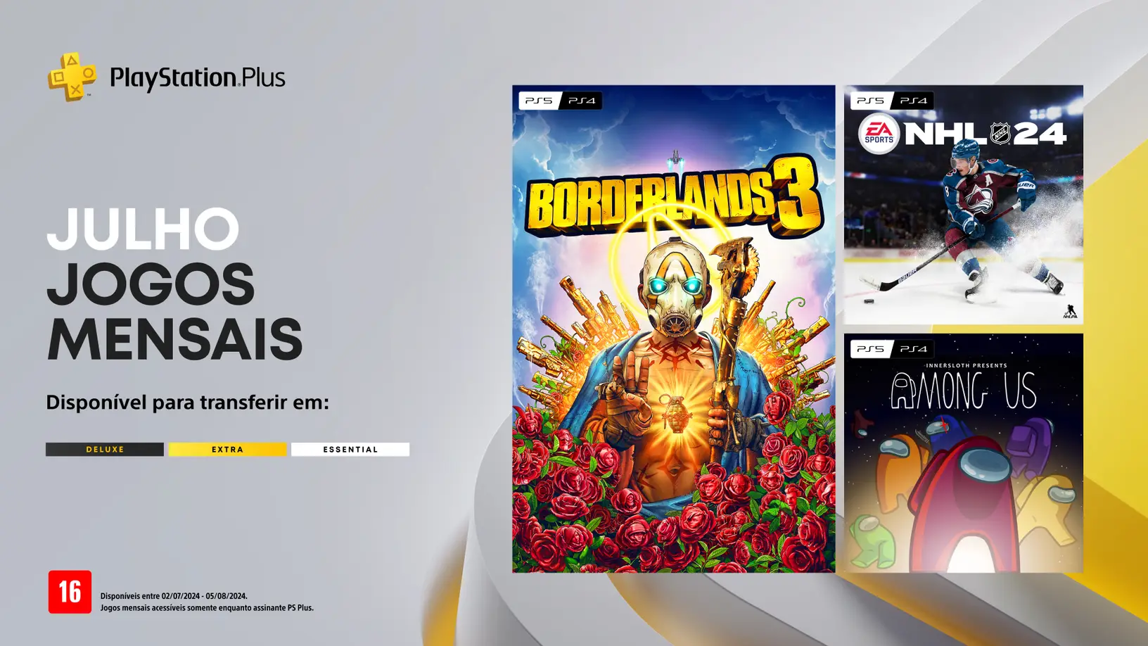 PlayStation Plus de julho de 2024