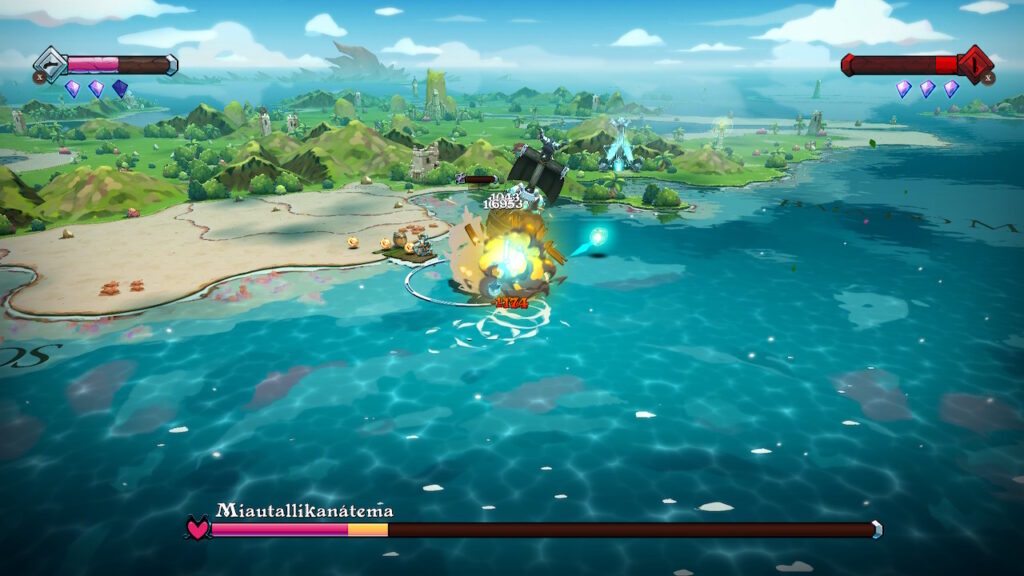 Cat quest iii Cat Quest III traz como principal novidade um barco para explorar o Mar do Pataribe! (Imagem: Reprodução, Nintendo Switch na doca)