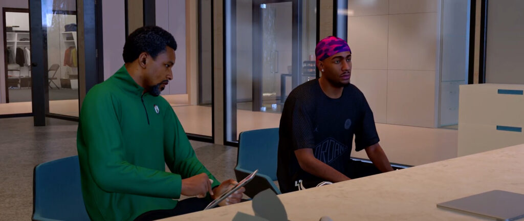 NBA 2K NBA 2K25 MyCAREER MyPLAYER Courtside Header