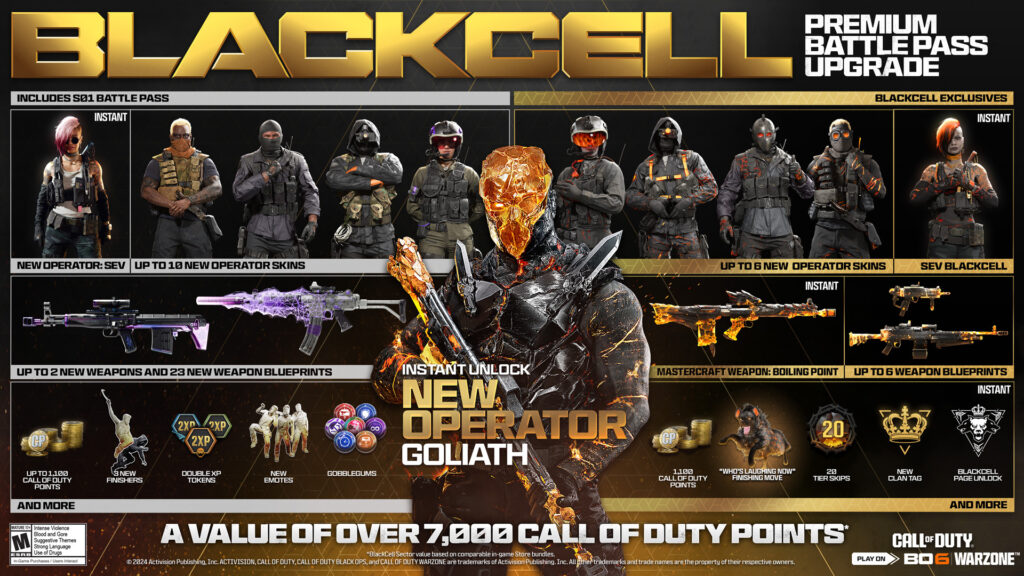 call of duty call of duty black ops 6 passe de batalha temporada 1 blackcell