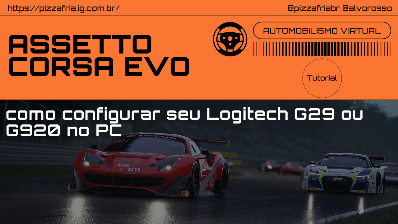 assetto corsa evo configurar logitech g29 g920 pc