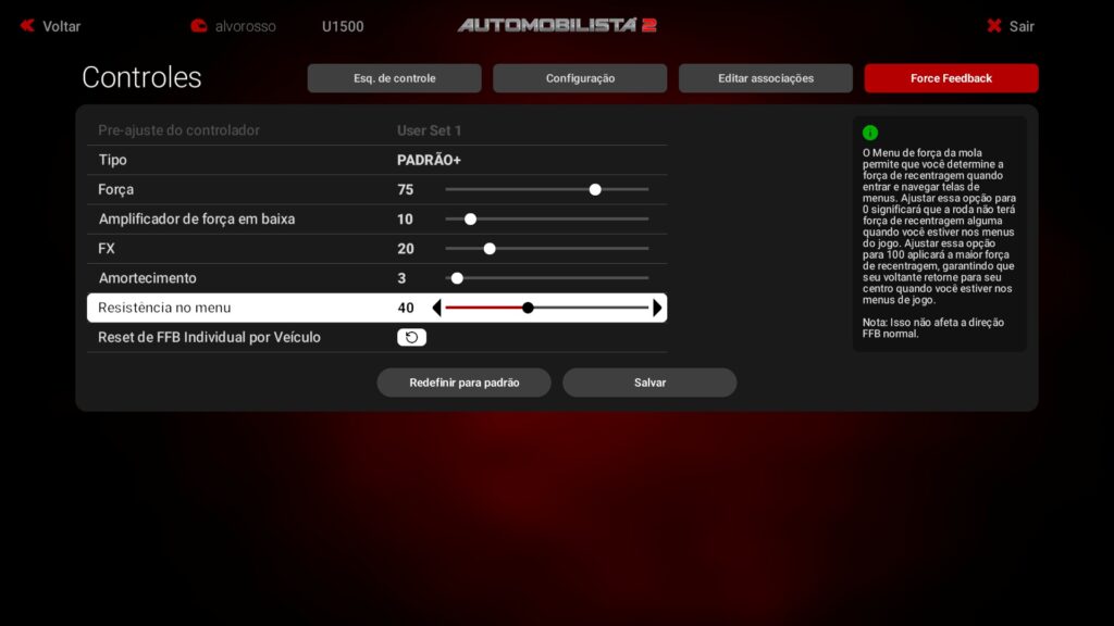 automobilista 2 automobilista 2 configurações g29 g920 2