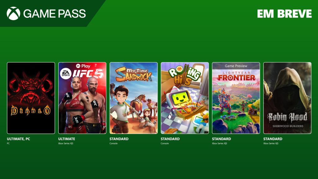 Game Pass Xbox Game Pass Janeiro de 2025