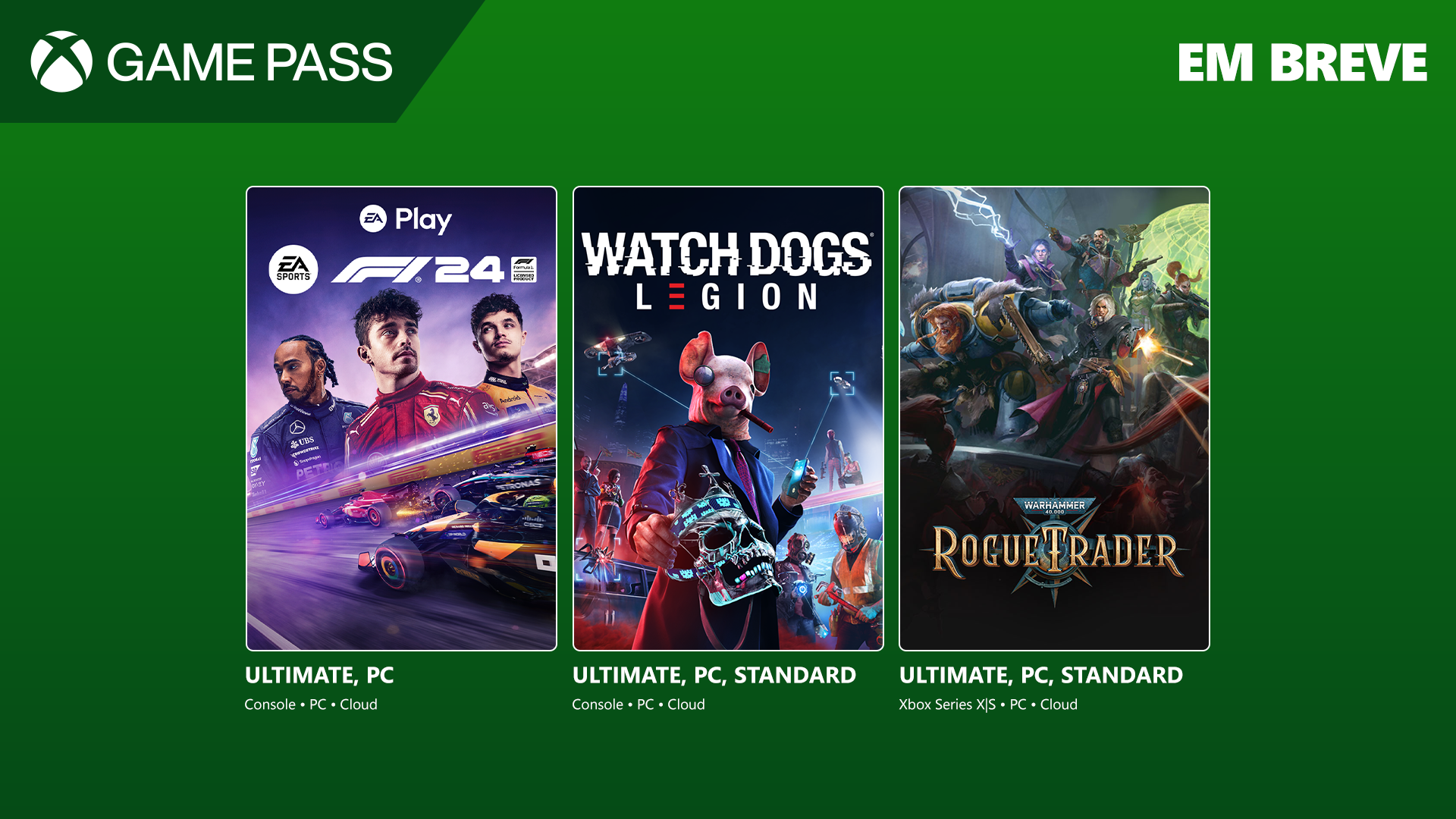 Xbox Game Pass Fevereiro 2025