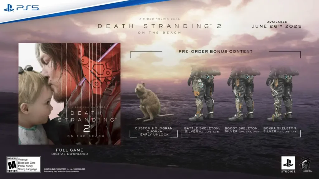 death stranding 2 death stranding 2 on the beach