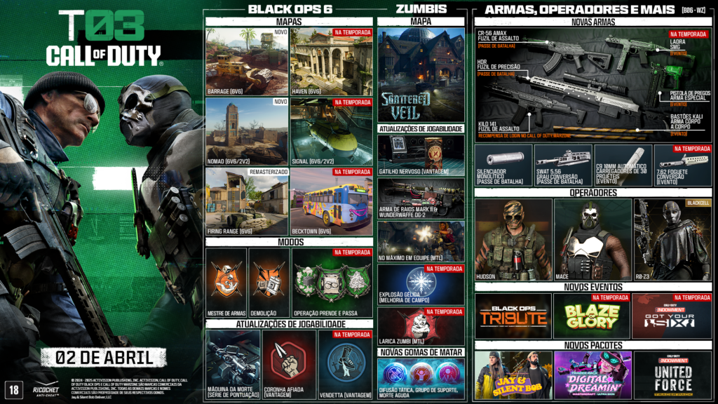 call of duty call of duty black ops 6 warzone temporada 03
