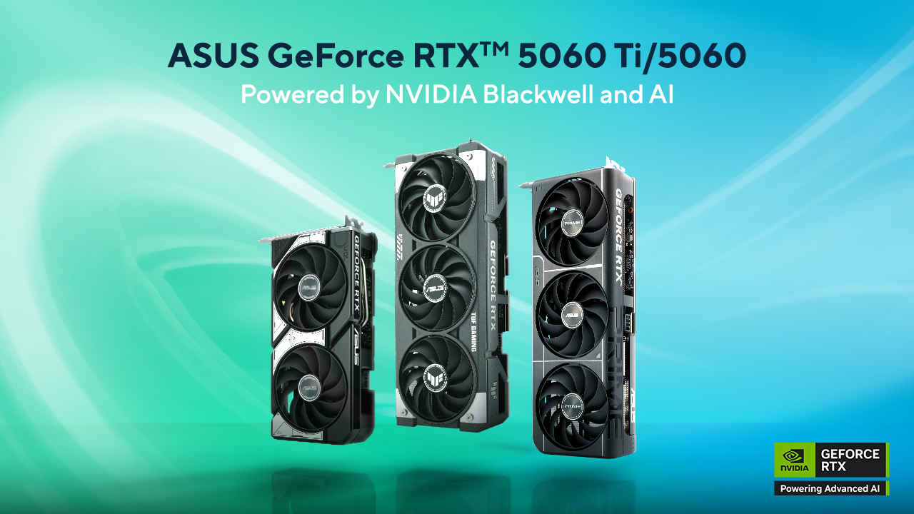 ASUS GeForce RTX 5060 e 5060 Ti