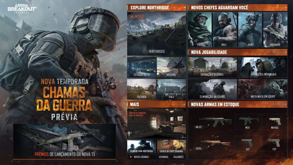 arena breakout arena breakout infinite ignition chamas da guerra