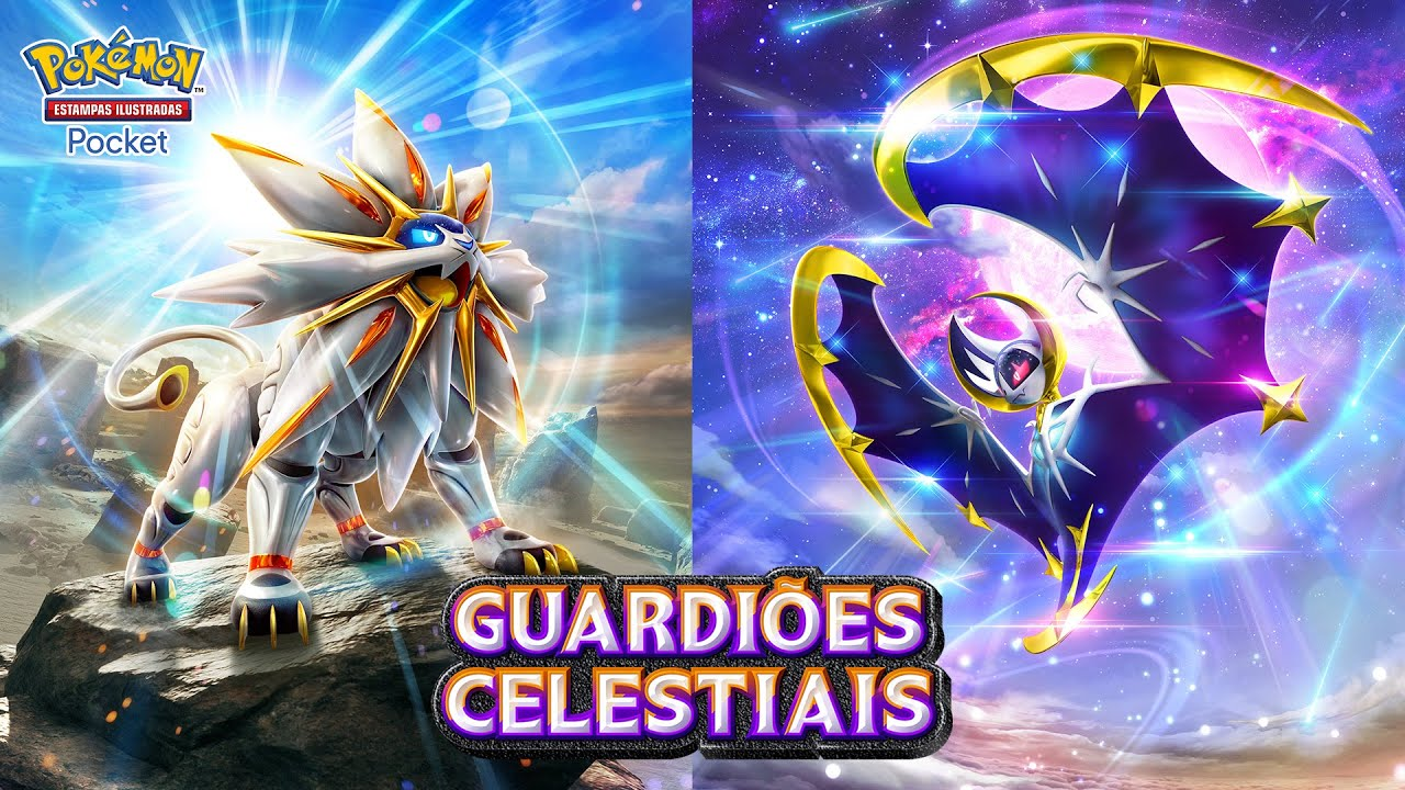Pokémon Estampas Ilustradas Pocket Guardiões Celestiais