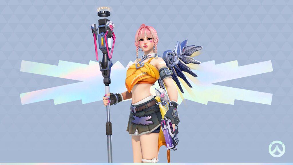 overwatch 2 overwatch 2 le sserafim fearless mercy
